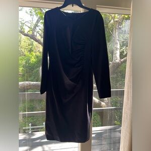 ESCADA dress in black with gold back zipper. Size EU40. Excellent condition.